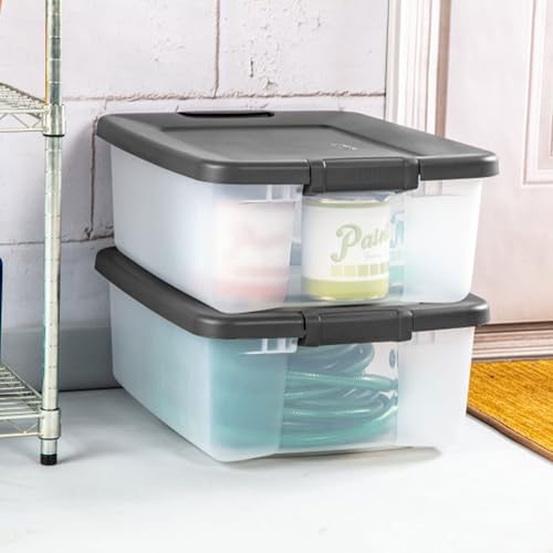 4 Shelf Lockable Plastic Storage Cabinet H7443