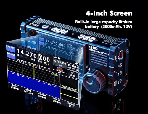 HF Transceiver SDR HF/50MHz Full Mode Built-in Battery Auto Antenna Tuner N18007
