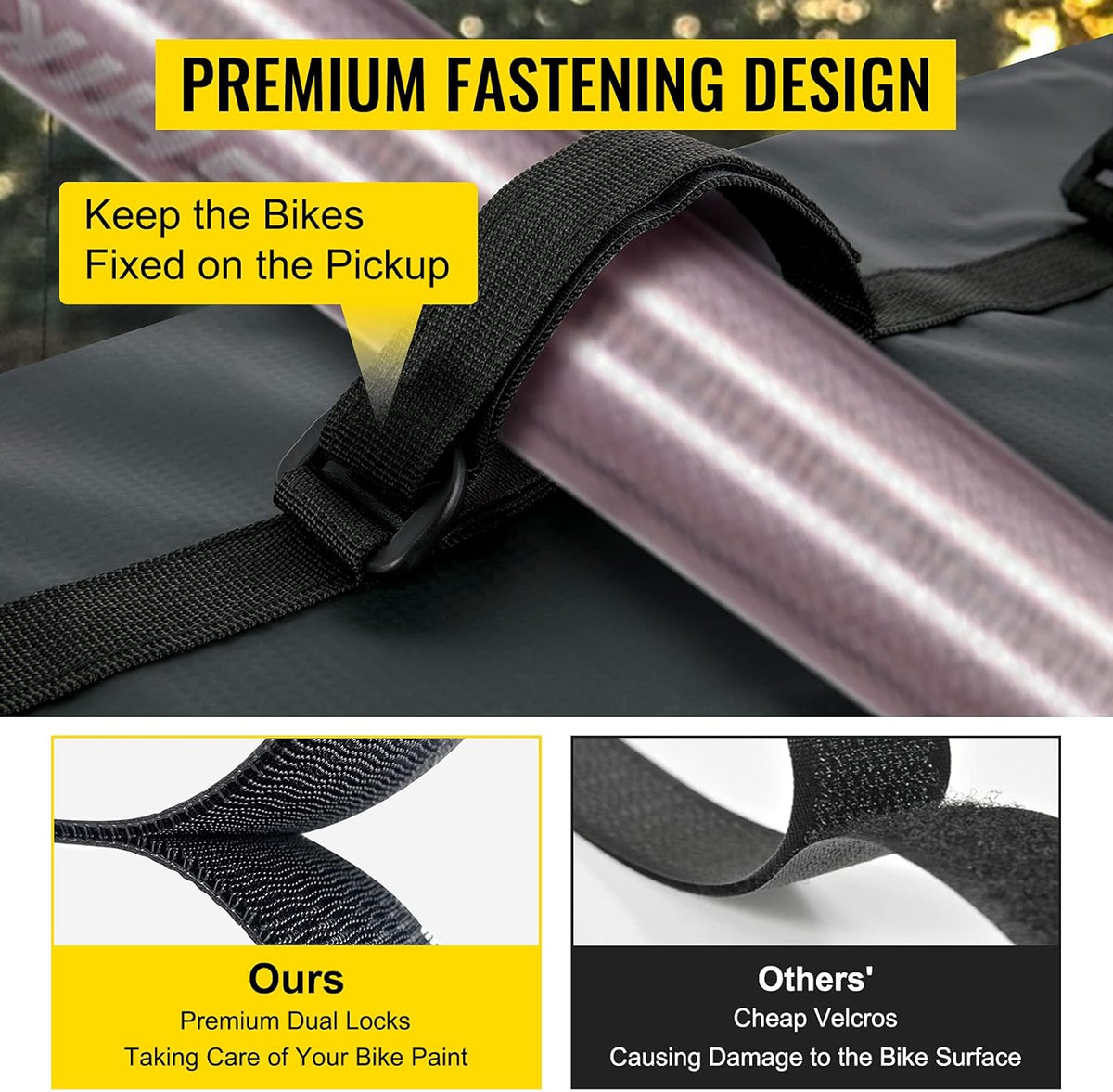 Tailgate Pad for Bikes, Carries UP to 5 Mountain Bikes S847