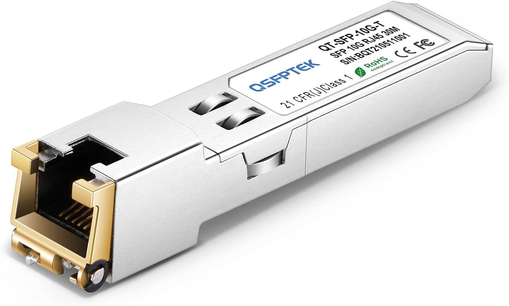 10GBASE-T Copper RJ45 SFP+ Transceiver Module O960860