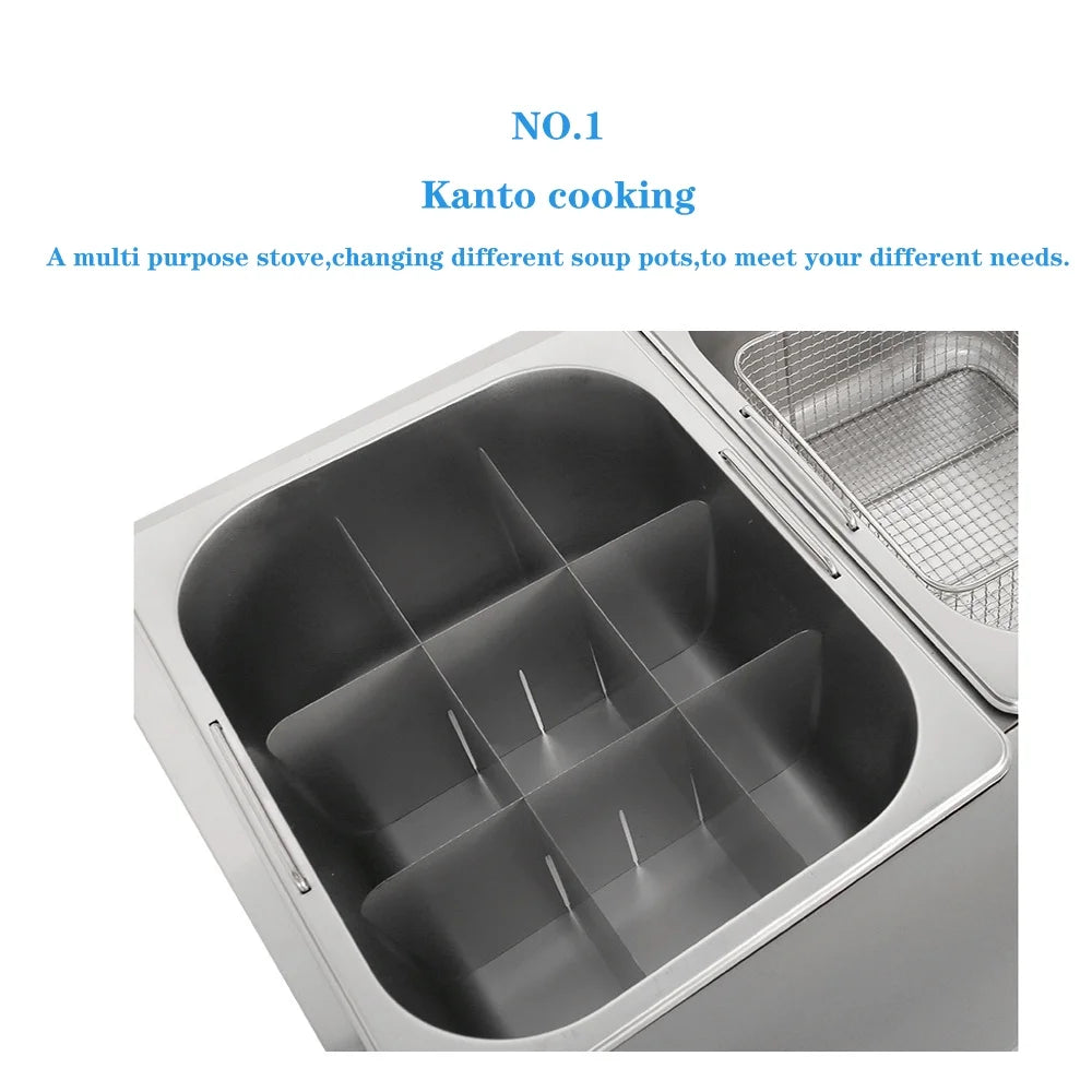 3 in 1 Fryer Noodle Cooker Deep Frying Stove 220V C483