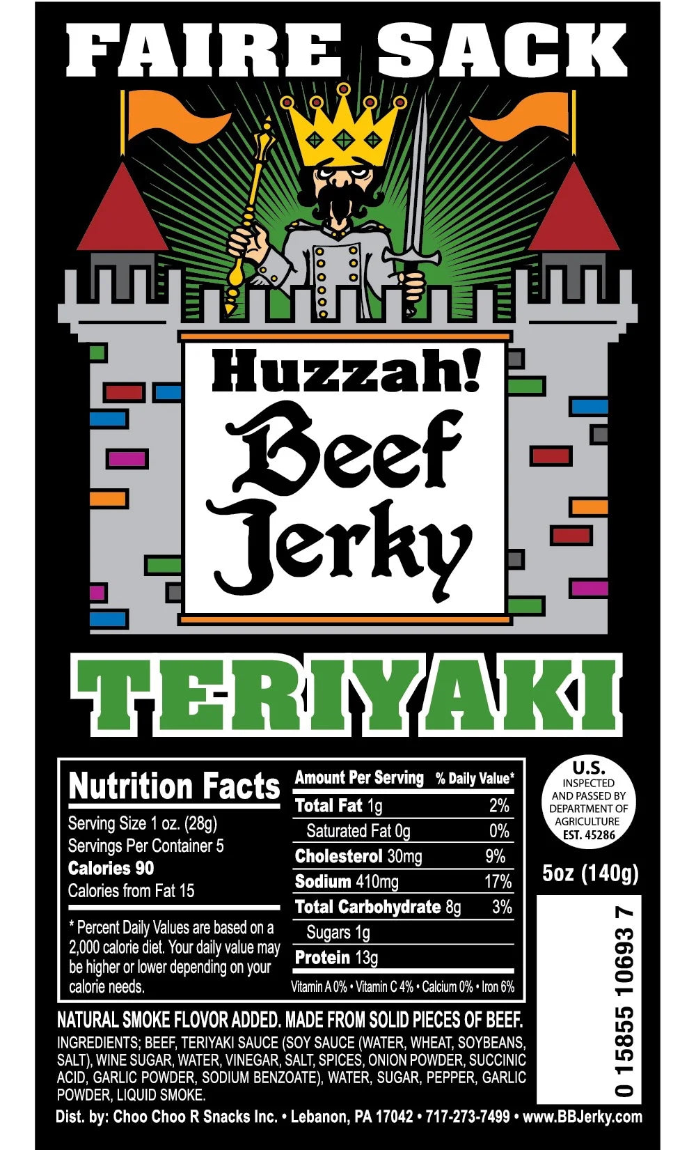 5 oz Beef Jerky D708