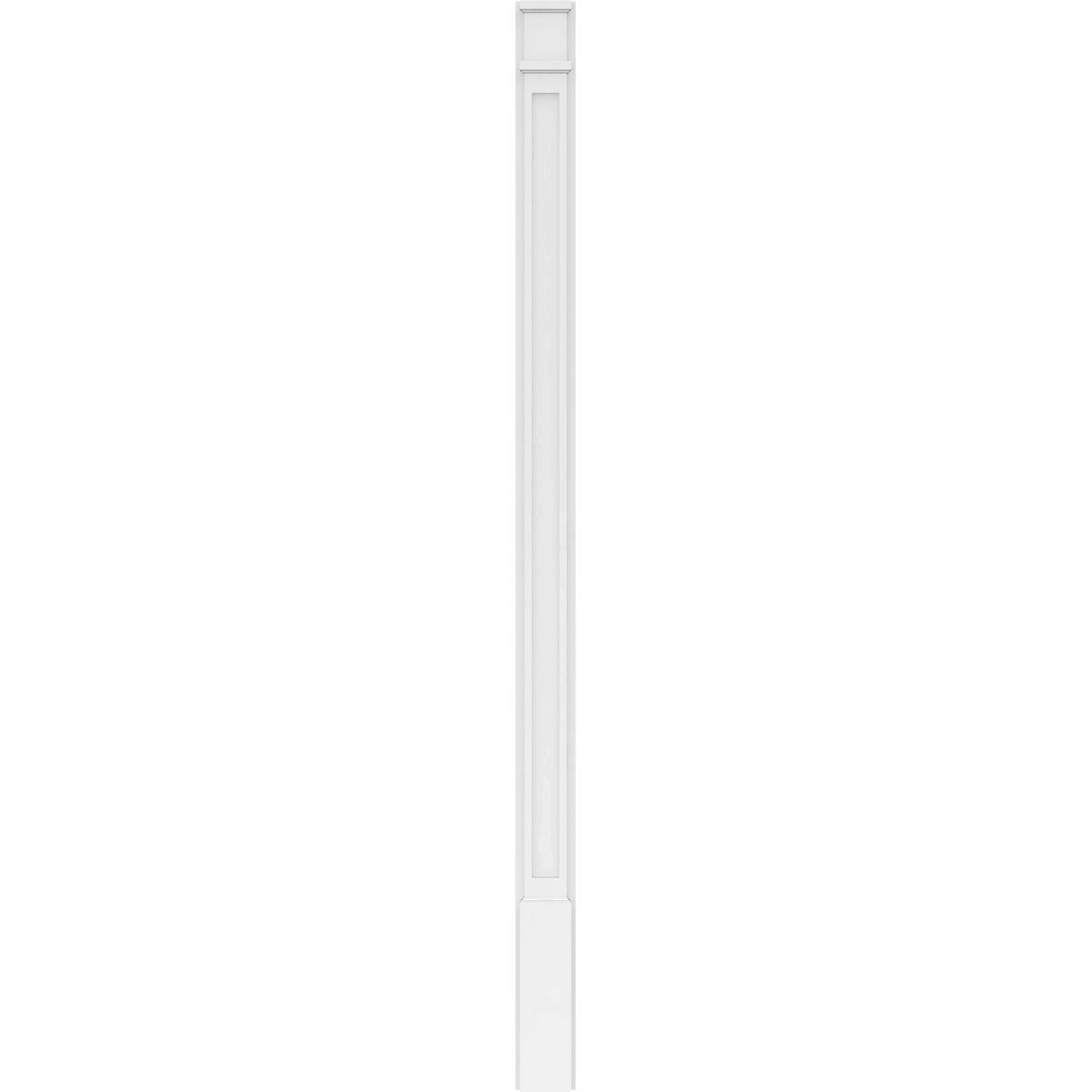 Flat Panel PVC Pilaster with Capital and Base (Pair) X36276