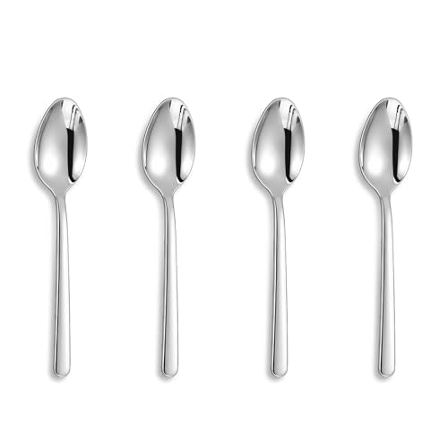 4-Piece 6.4 inch Stainless Steel Teaspoon Set H1940