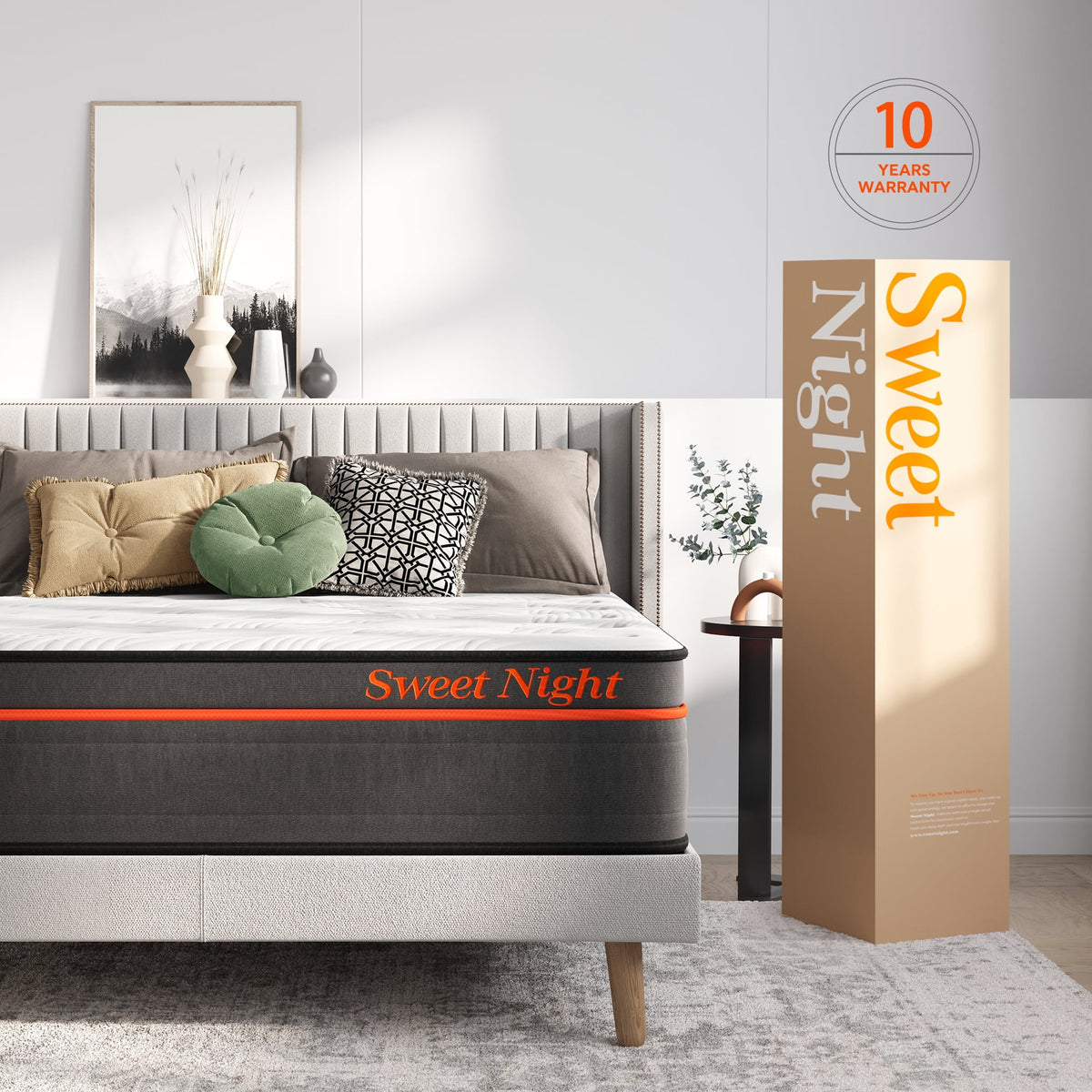 14 Pillow Top Gel Memory Foam Hybrid Mattress Queen Size X137668