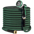 100 ft Flexible Tangle Free Garden Hose with 10 Function Nozzle H176