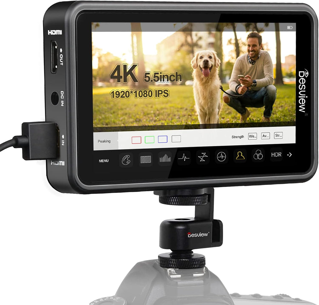 5.5 inch Touch Screen Camera Monitor with HDR E789