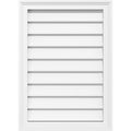 PVC Gable Vent with Brickmold L647