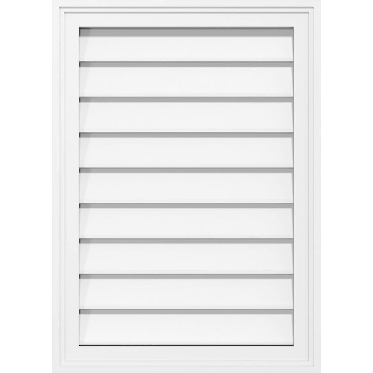 PVC Gable Vent with Brickmold L647