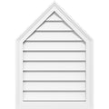 26x22W x 20x22H Peaked Top Surface Mount PVC Gable Vent E916