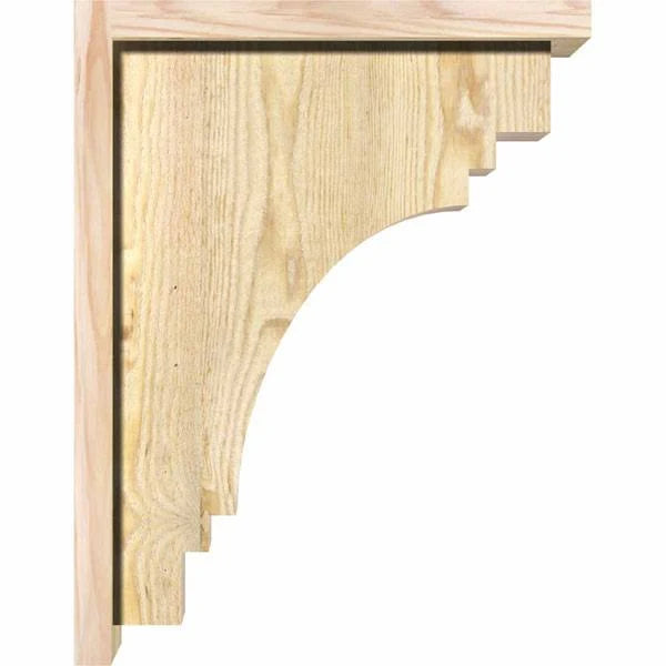 Rough Sawn Douglas Fir Corbel with Backplate S635590