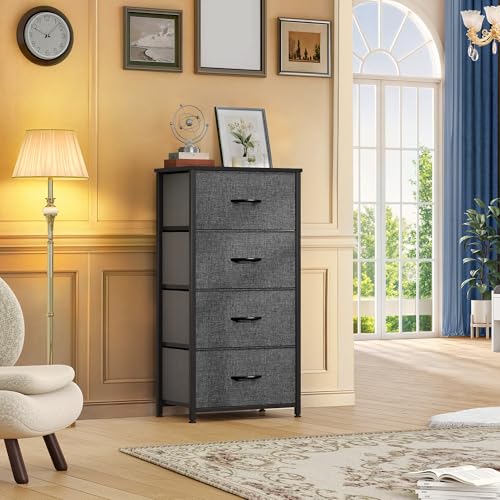 4 Drawer Fabric Dresser J633