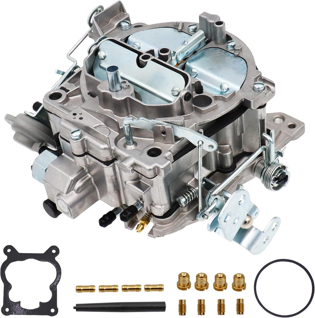 Carburetor 4 Barrel 750 CFM Manual Choke with Gaskets Plugs Jets L6557