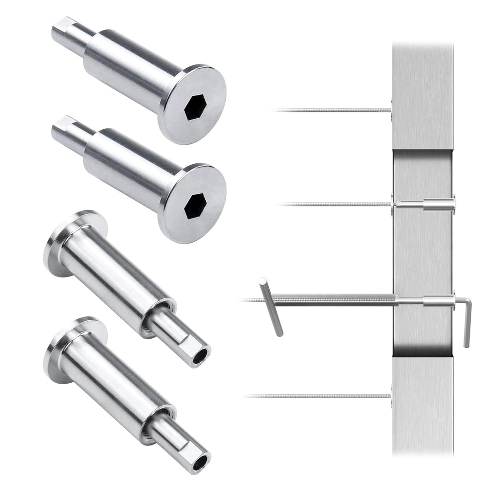 20Pack 1/8 Invisible Cable Railing Kit T316 Stainless Steel Cable Railing Hardware Q9177