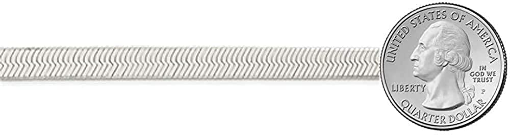 925 Sterling Silver Herringbone Chain Necklace 7mm & 8.5mm E6701