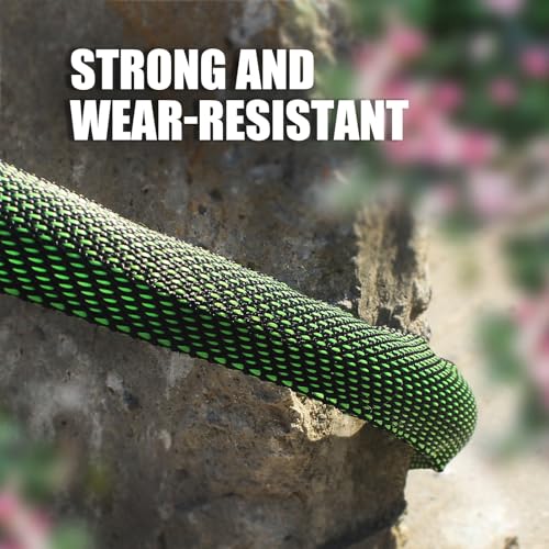 100 ft Flexible Tangle Free Garden Hose with 10 Function Nozzle H176