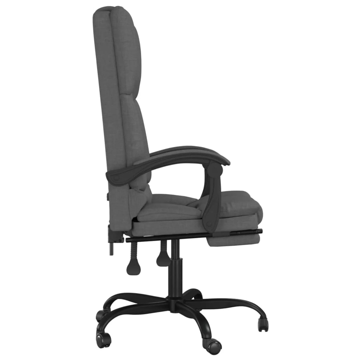 Dark Gray Fabric Massage Reclining Office Chair Z65539