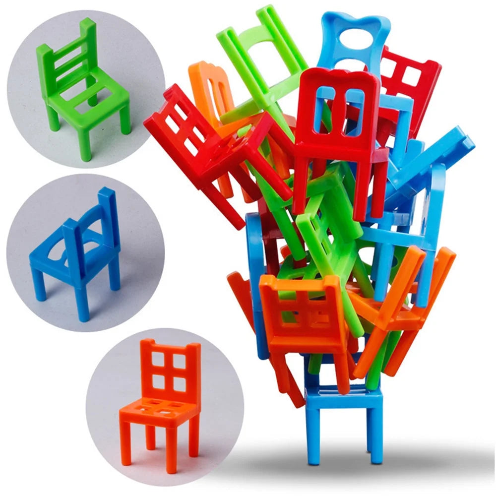 Balance Stacking Chairs Board Game M4748