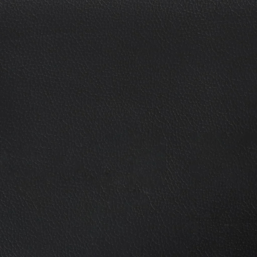 Black Faux Leather 2-Seater Sofa A528263