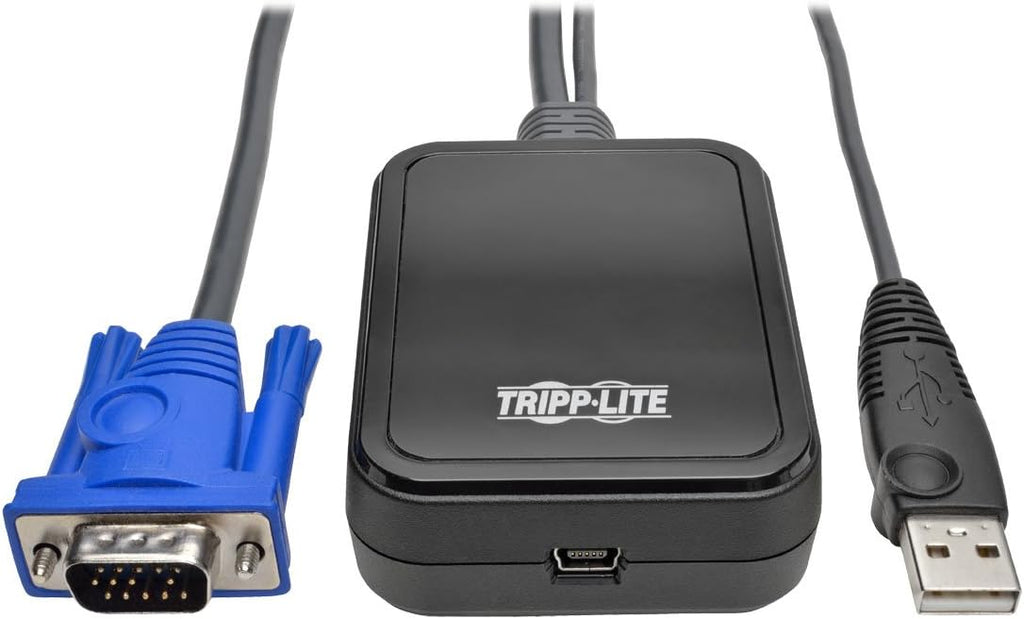 KVM Console to USB 2.0 Laptop Crash Cart Adapter with Video Capture M5806