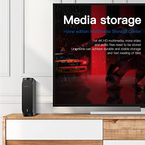16TB 3.5" External Hard Drive USB3.2Gen2 Type-C HDD Storage Black I504