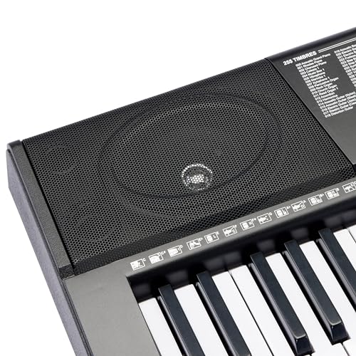 Black 88-Key Semi-Weighted Digital Piano with Sustain Pedal C810