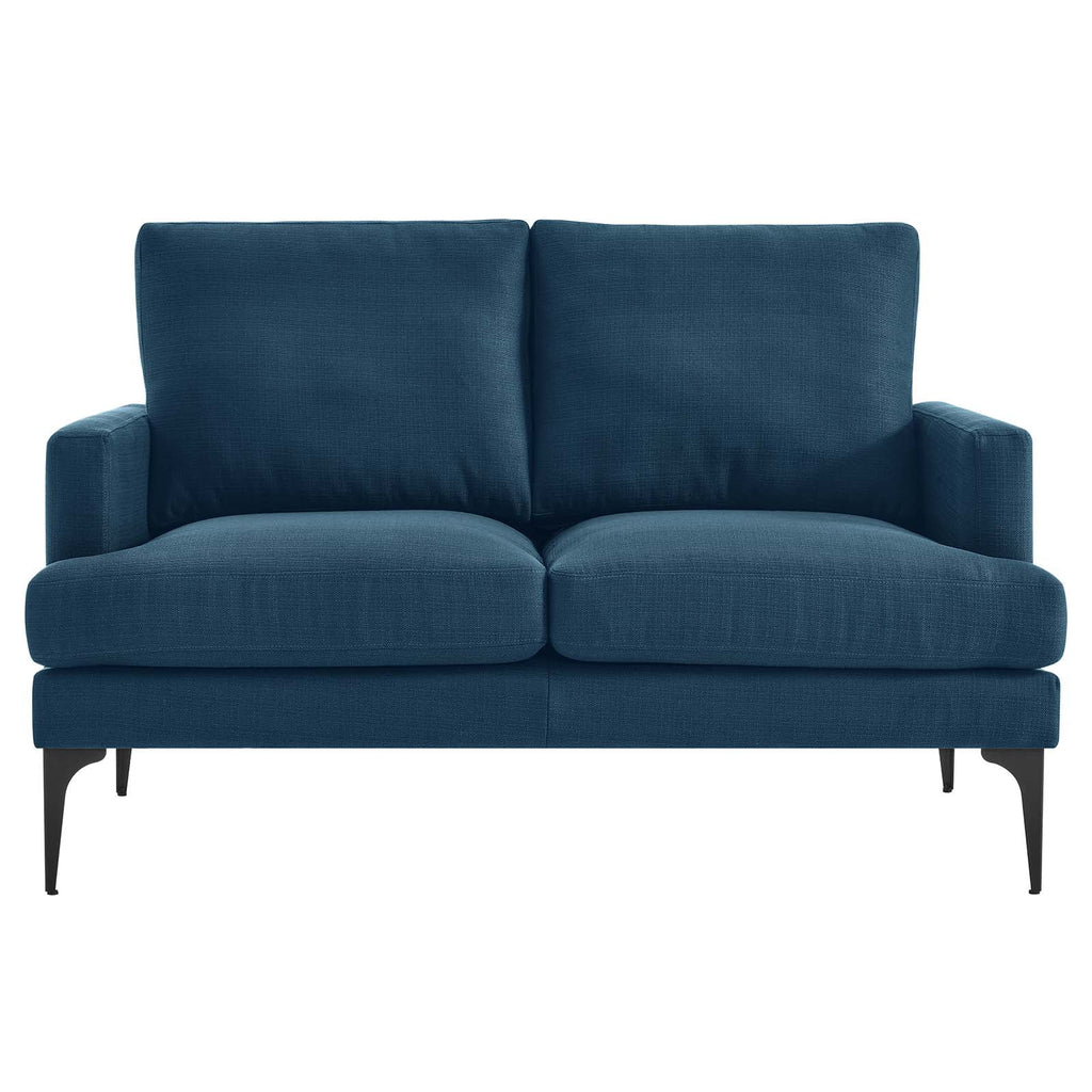 Azure Upholstered Fabric Loveseat X421042