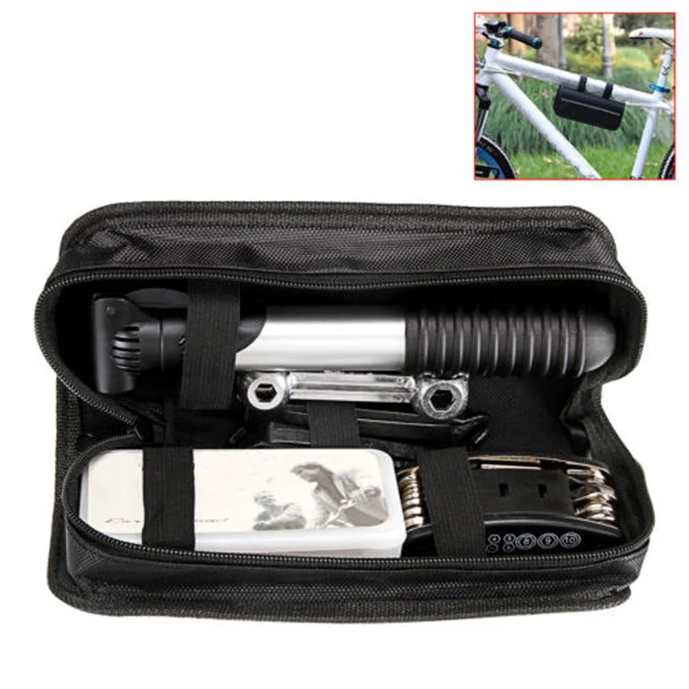 16in1 Multi-function Bike Repair Tool Set With Pump K6588
