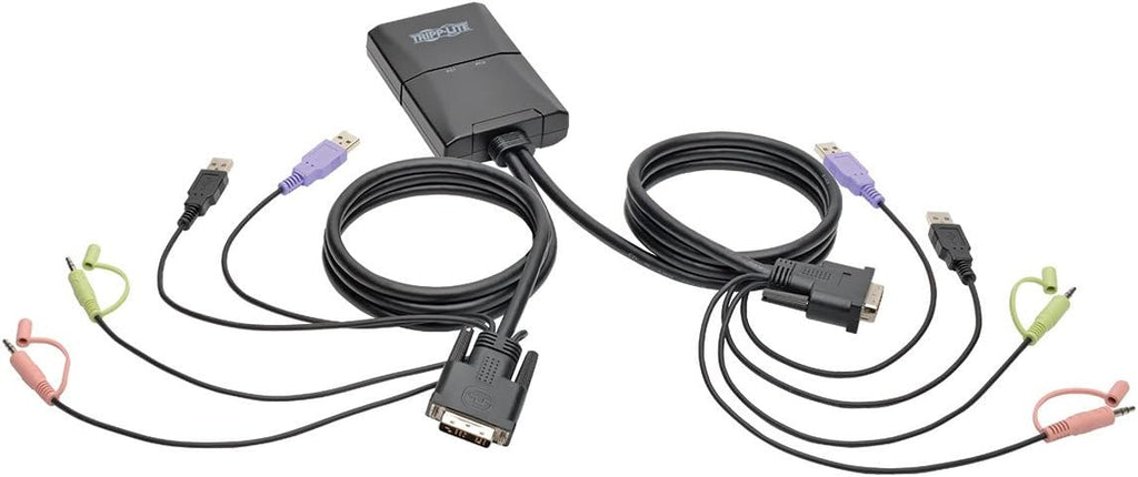 KVM Console to USB 2.0 Laptop Crash Cart Adapter with Video Capture M5806
