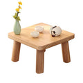 Brown Solid Wood Low Table 35x50x21cm U3032