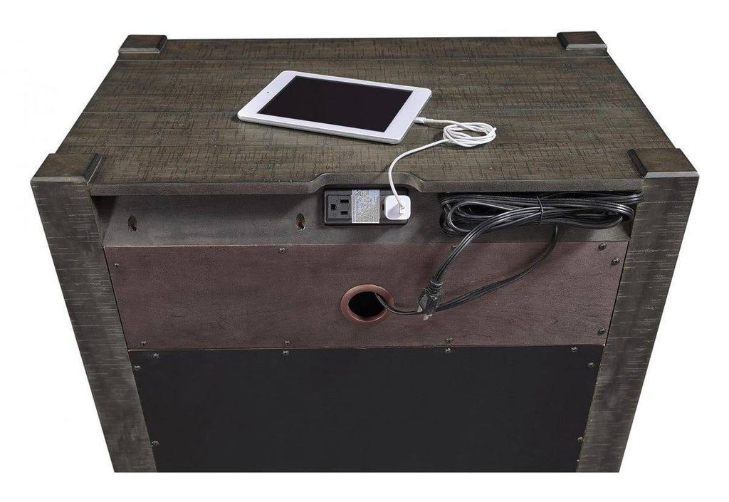 2 Drawer Nightstand in Carob Q12610