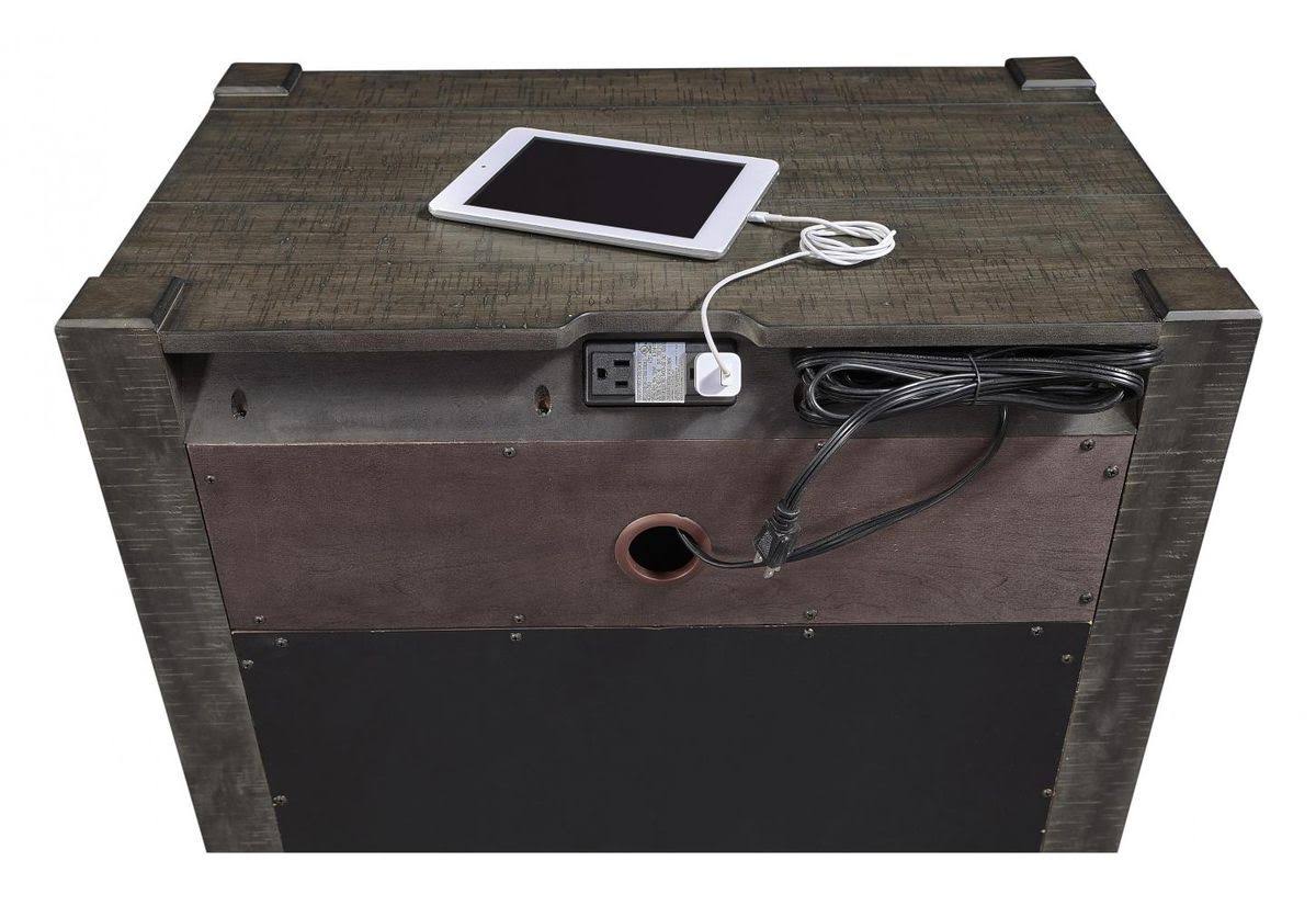 2 Drawer Nightstand in Carob Q12610