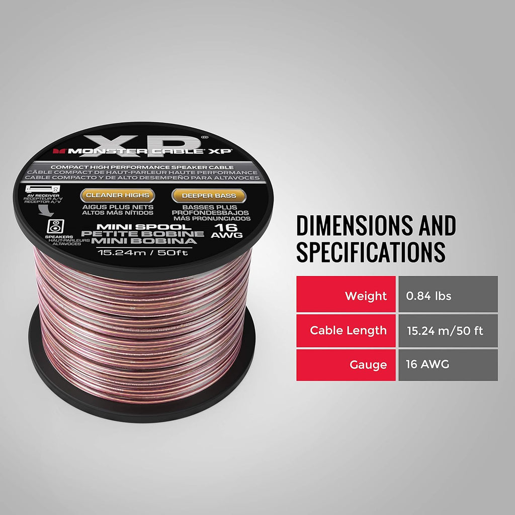 Copper Clad Aluminum 12 Gauge Speaker Wire 100FT E790236