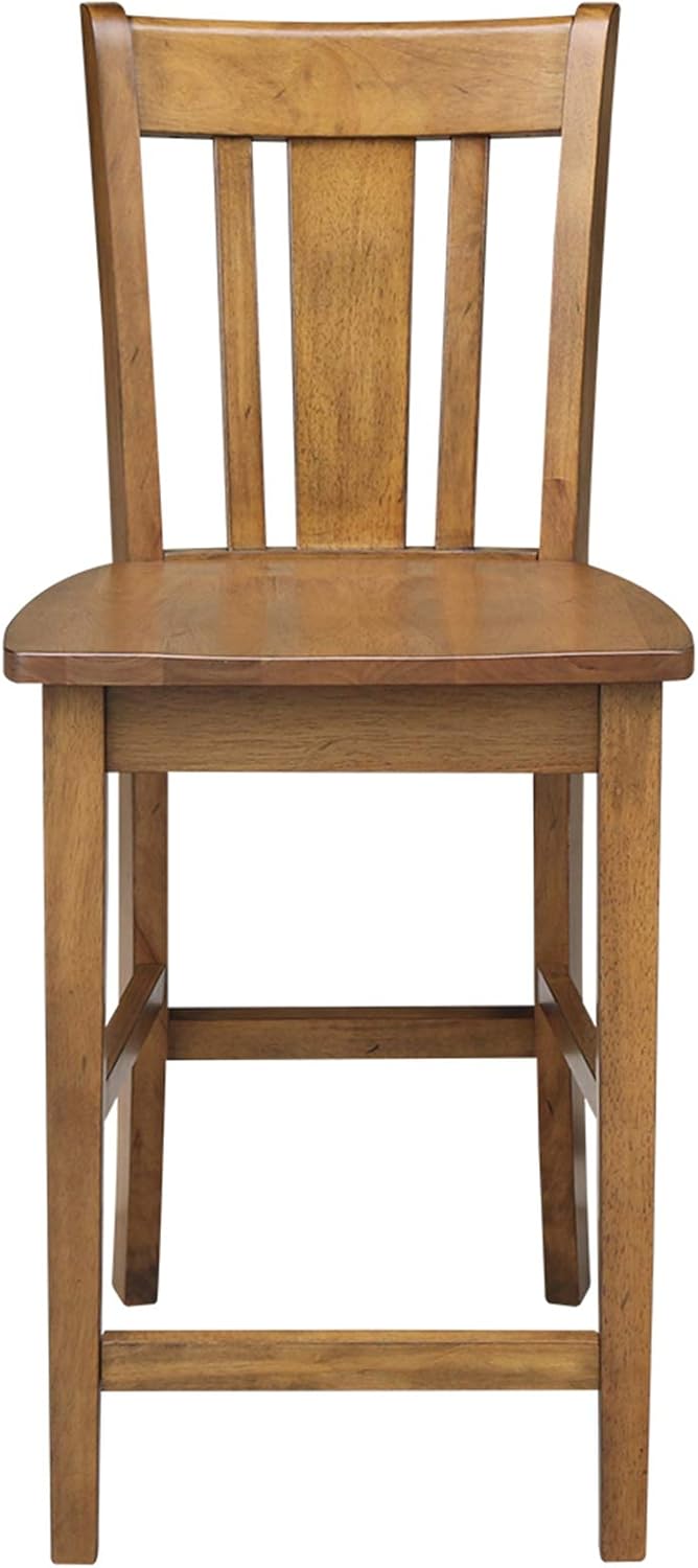 Pecan Barstool E9745