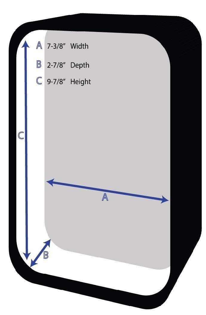 Combination Key Cabinet, 48 Hook, Black I411846