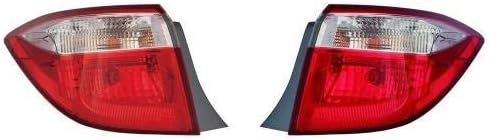 Pair Outer Tail Lights for 2014-2016 Toyota Corolla H4627
