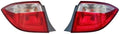 Pair Outer Tail Lights for 2014-2016 Toyota Corolla H4627