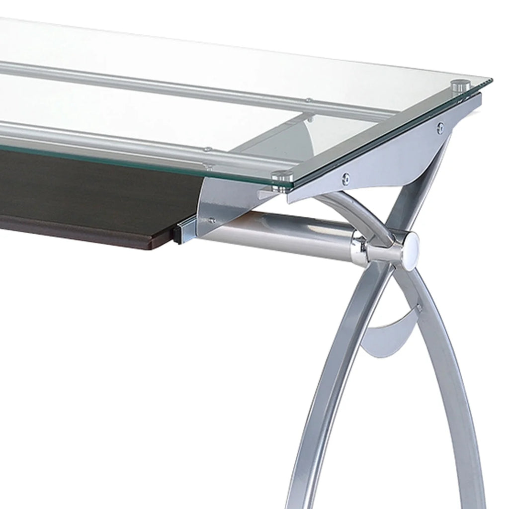 Desk with Pull Out Keyboard Panel W404992