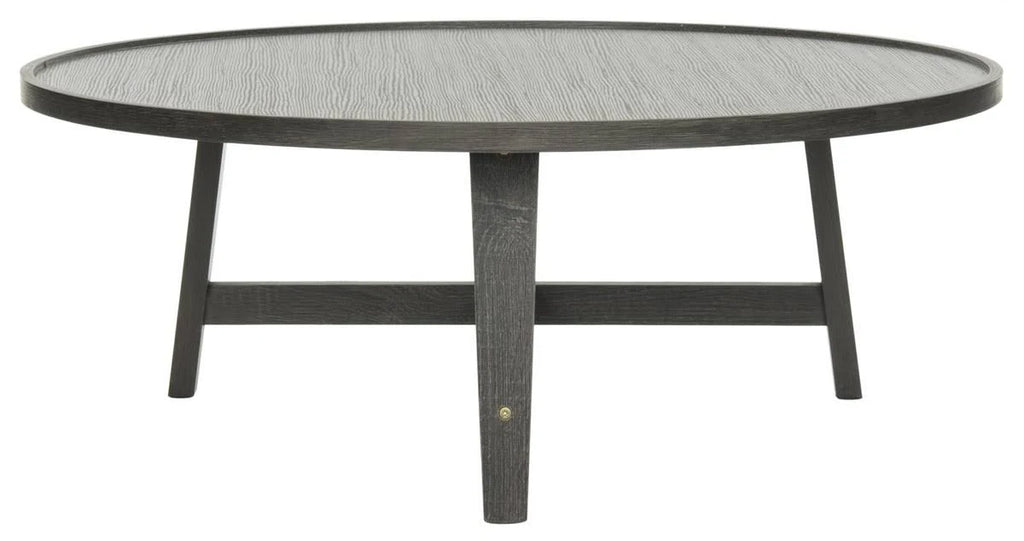 Dark Grey Retro Wood Coffee Table C305026