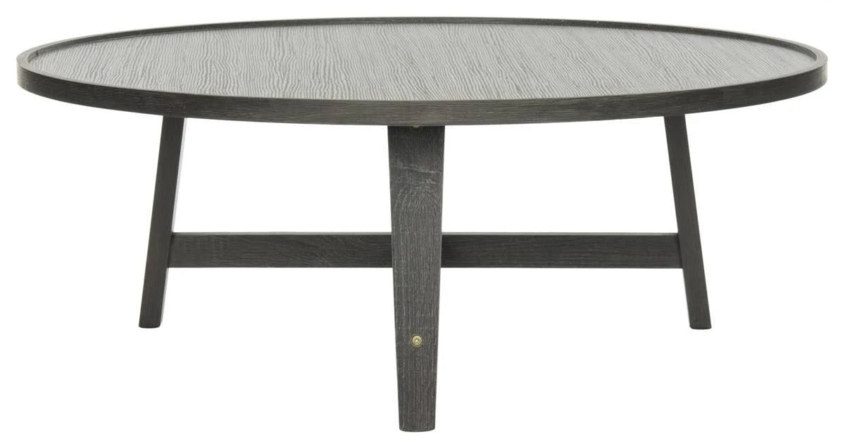 Dark Grey Retro Wood Coffee Table C305026