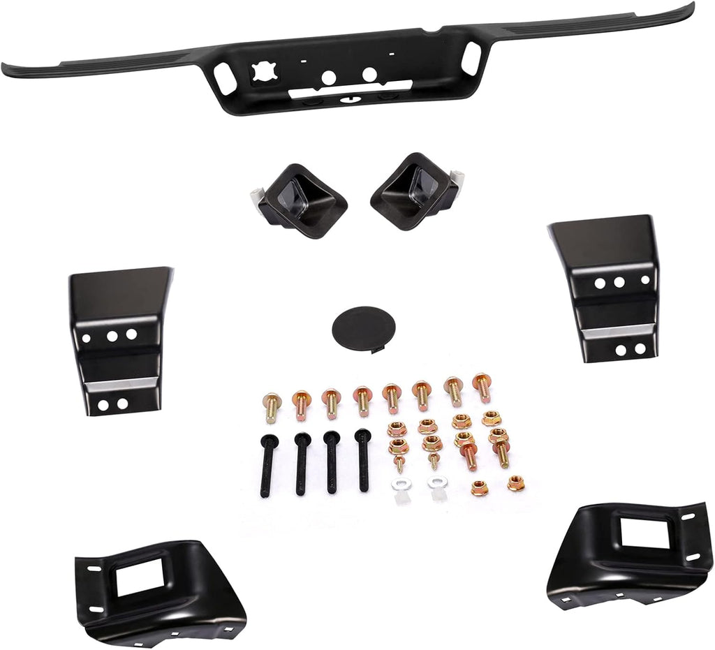 Rear Chrome Step Bumper Face Bar Assembly for Dodge Ram Pickup 2002-2009 W940