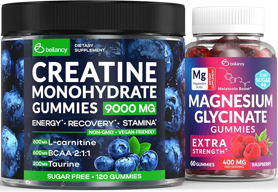 Creatine Magnesium Glycinate Gummies J276