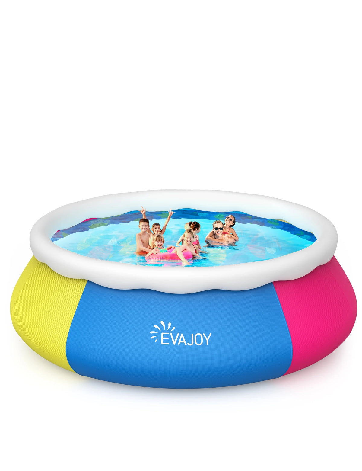10ft × 30in Easy Set Inflatable Swimming Pool with Pool Cover U908171
