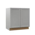 33x34.5x21 in. Full Door Height Bathroom Vanity Base Cabinet in Heron Gray P52072