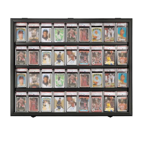 Sports Card Display Case with Lockable Acrylic Door A340495