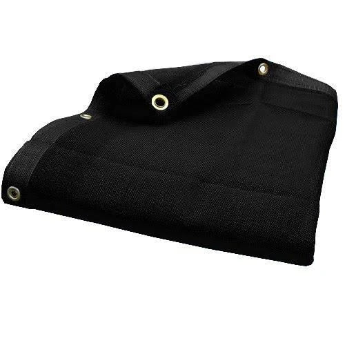 Black Heavy Duty Mesh Tarp Sun Shade T9419