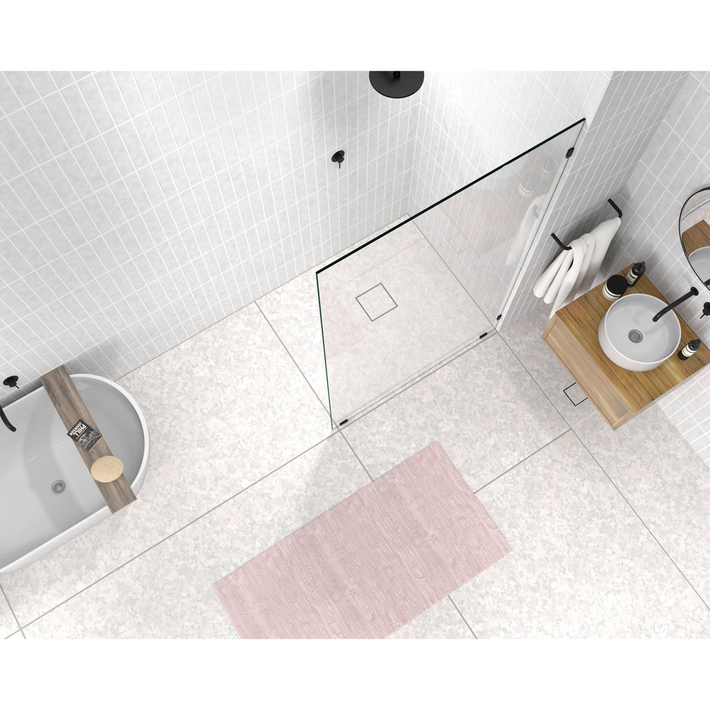 78x22 Frameless Shower Door Oil Rubbed Bronze M22274