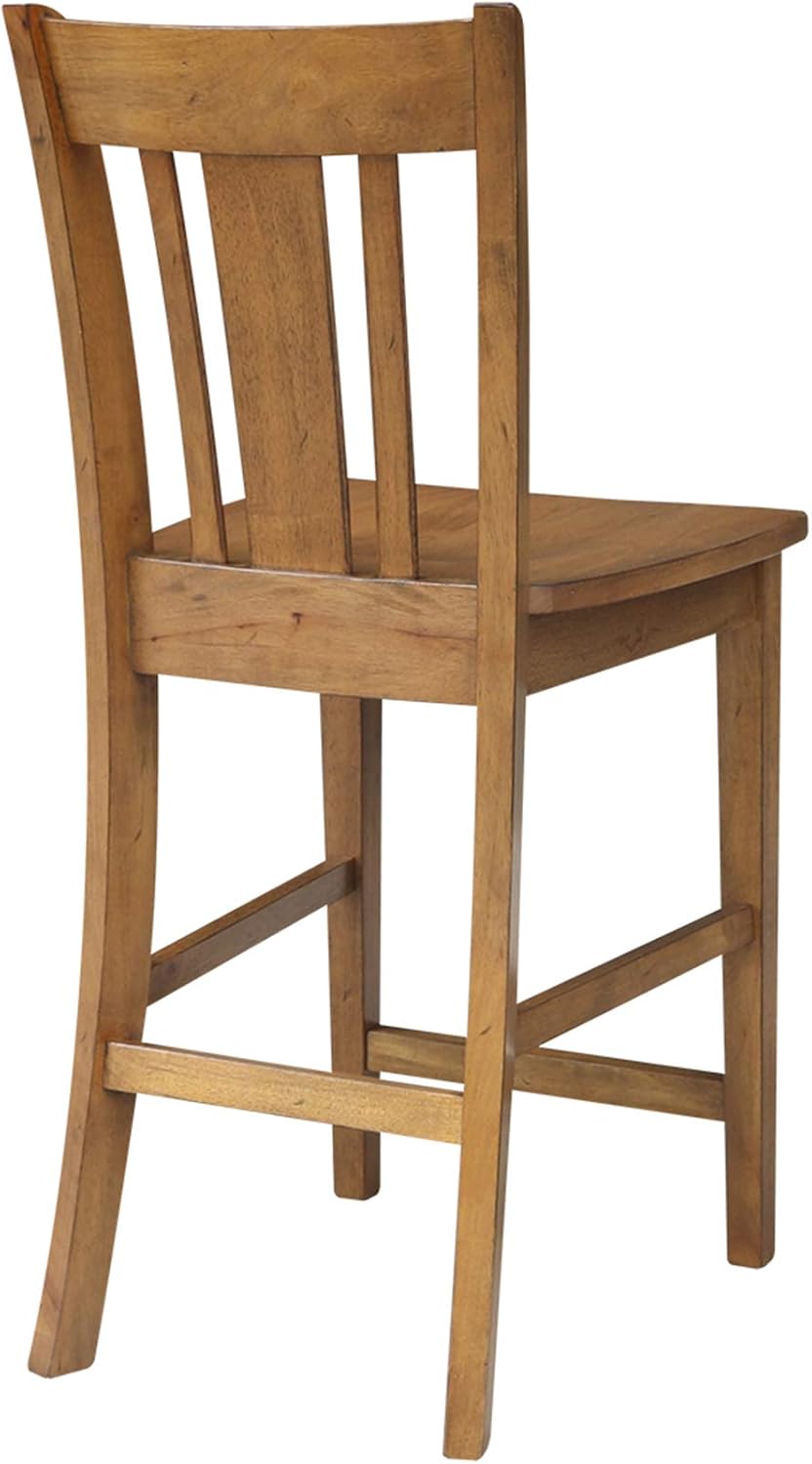 Pecan Barstool E9745