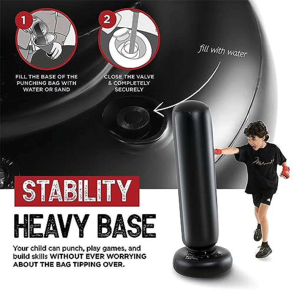 Punching Bag with Electronic Memory Game & Music Mat with Lights & Sounds T715614