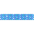 1/2 inch Mermaid Scales Polyester Webbing, 50 Yards, Blue F79902